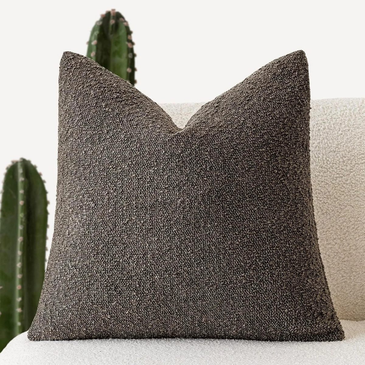 Bouclé Cushion Cover Soft Texture For Home