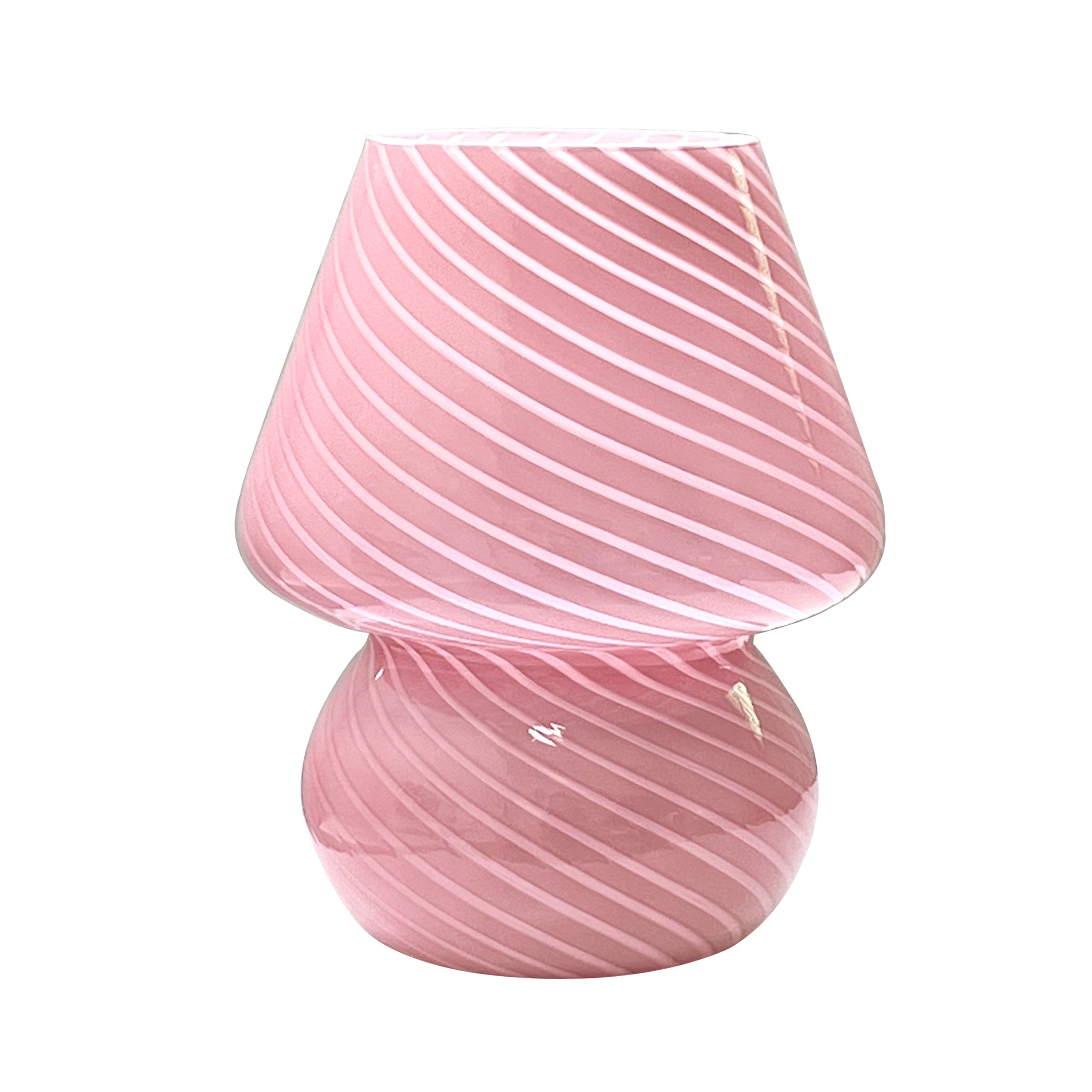 Glass Mushroom Lamp – USB Powered – Dimmable LED – Retro Design