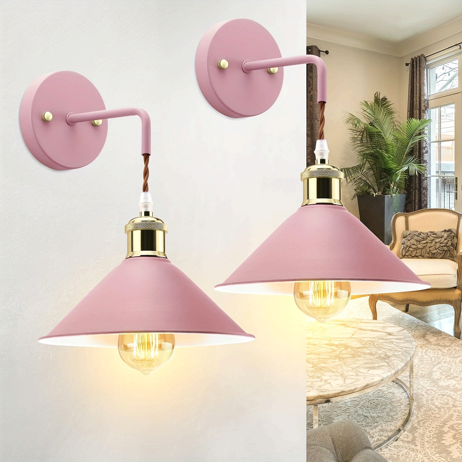 Metal Wall Sconce – Industrial – E26 – Oil-Rubbed Indoor Light