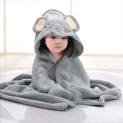 Premium Ultra-Soft, Absorbent Bath Towel — 31.5" X 31.5" (80 X 80 Cm) — Breathable Towel with Adorable Animal Patterns (Doubles as a Bath Towel, Blanket, or Beach Towel) — an Essential Must-Have for All Seasons.
