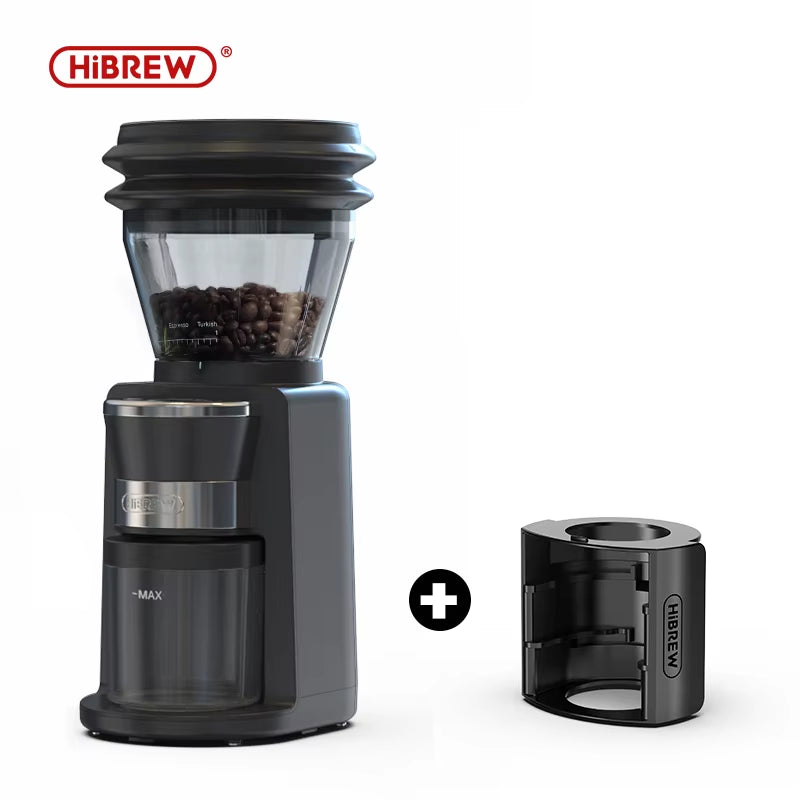 Coffee Mill Automatic Electric Coffee Grinder with 31 Gears for Espresso American Coffee Pour over Visual Bean Storage G3