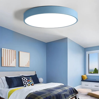 Round LED Ceiling Light Slim Profile Diffused Light