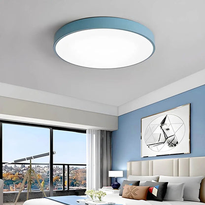 Round LED Ceiling Light Slim Profile Diffused Light