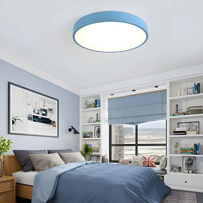 Round LED Ceiling Light Slim Profile Diffused Light