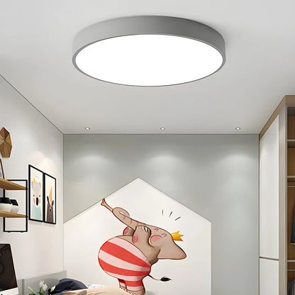 Round LED Ceiling Light Slim Profile Diffused Light