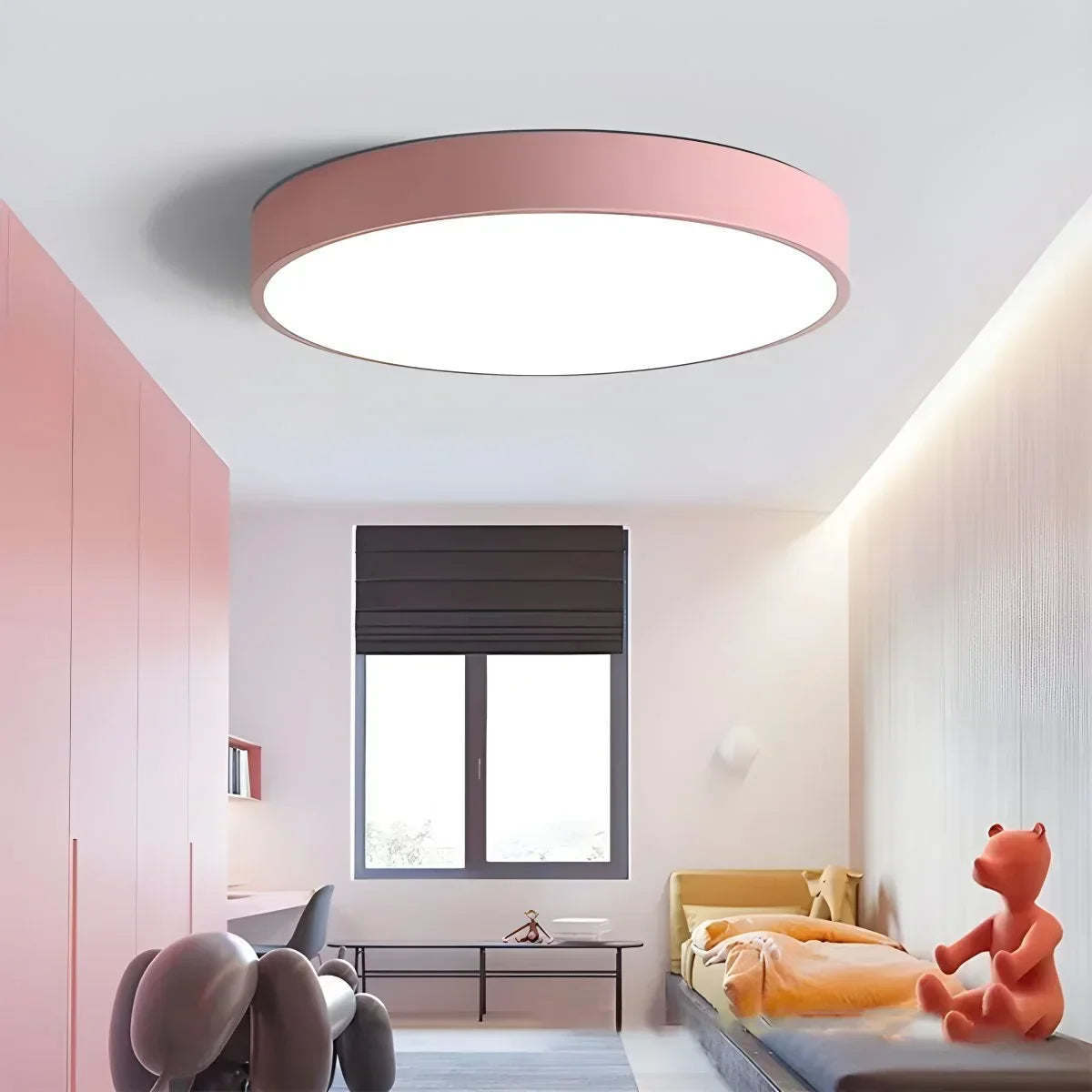 Round LED Ceiling Light Slim Profile Diffused Light