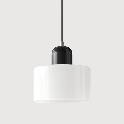 Glass Pendant Light – E27 – Coloured Glass – Adjustable Cable