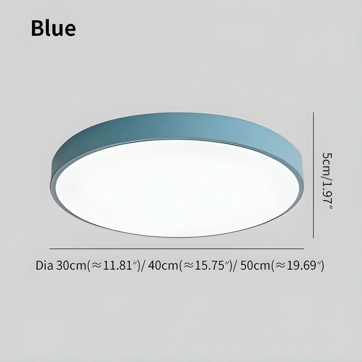 Round LED Ceiling Light Slim Profile Diffused Light