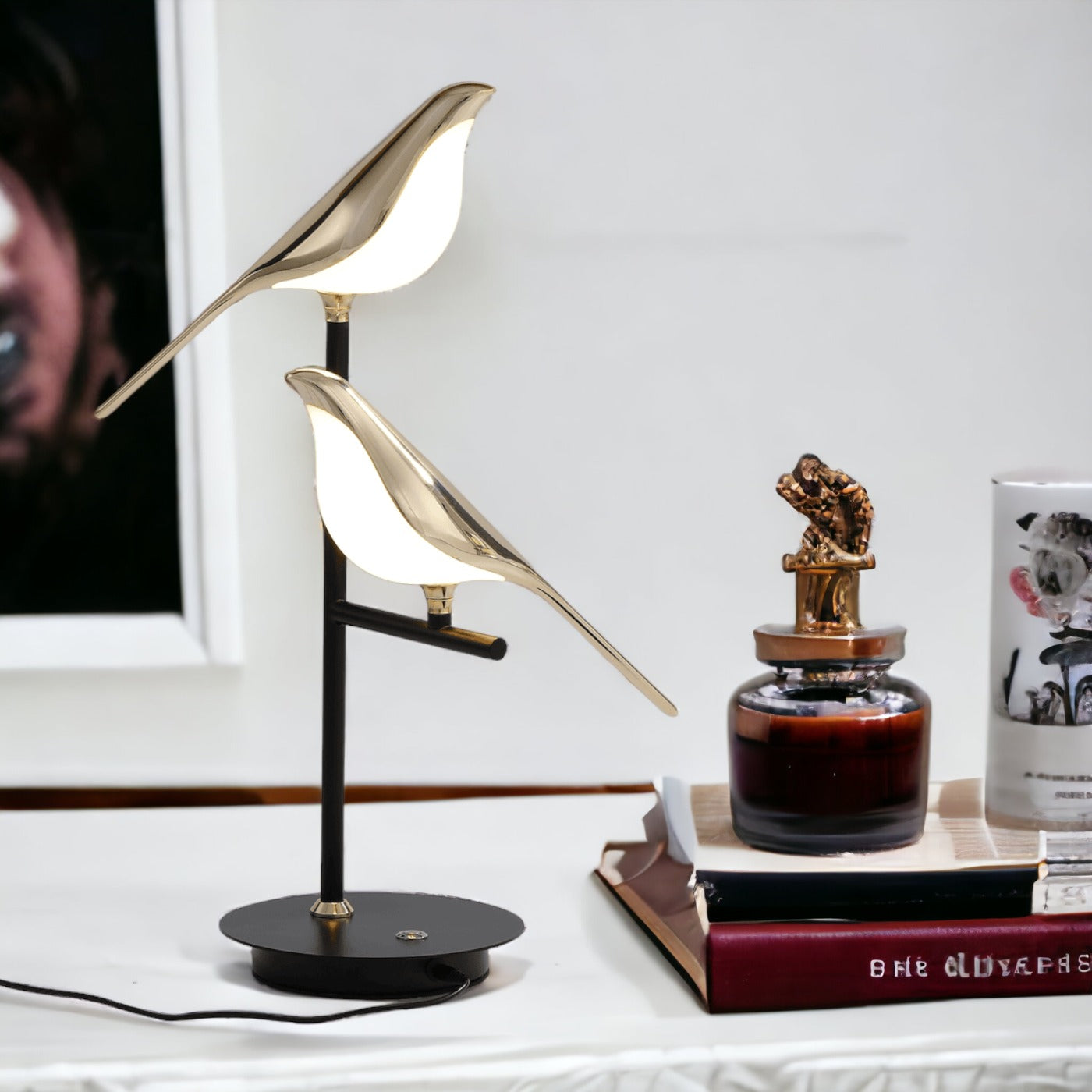 Bird Wall Lamp – Nordic Design – LED – Warm Ambient Lighting