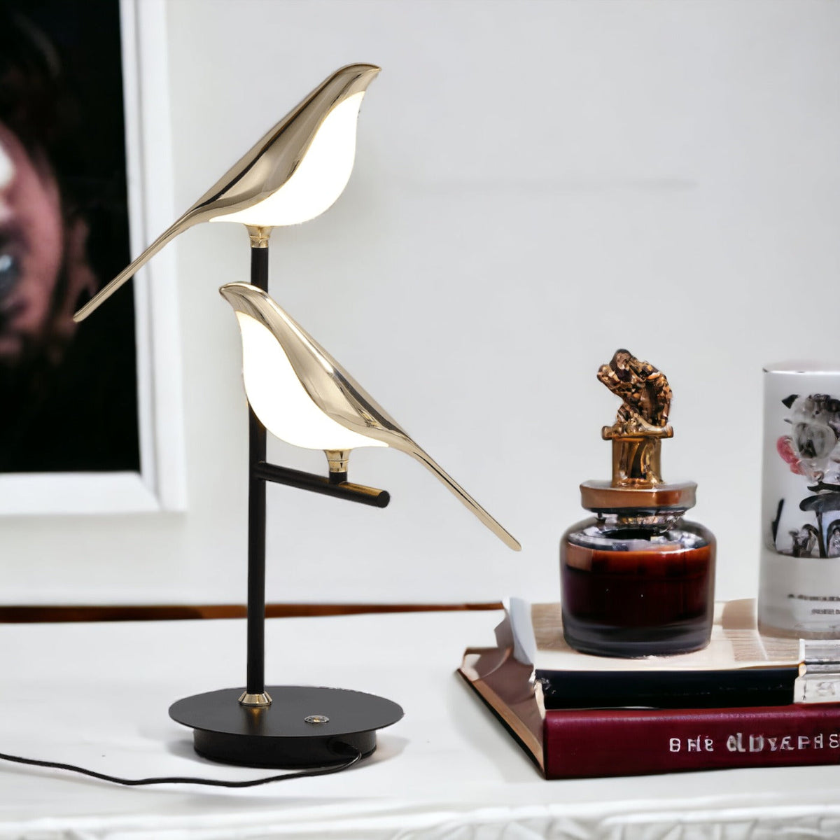 Bird Wall Lamp – Nordic Design – LED – Warm Ambient Lighting