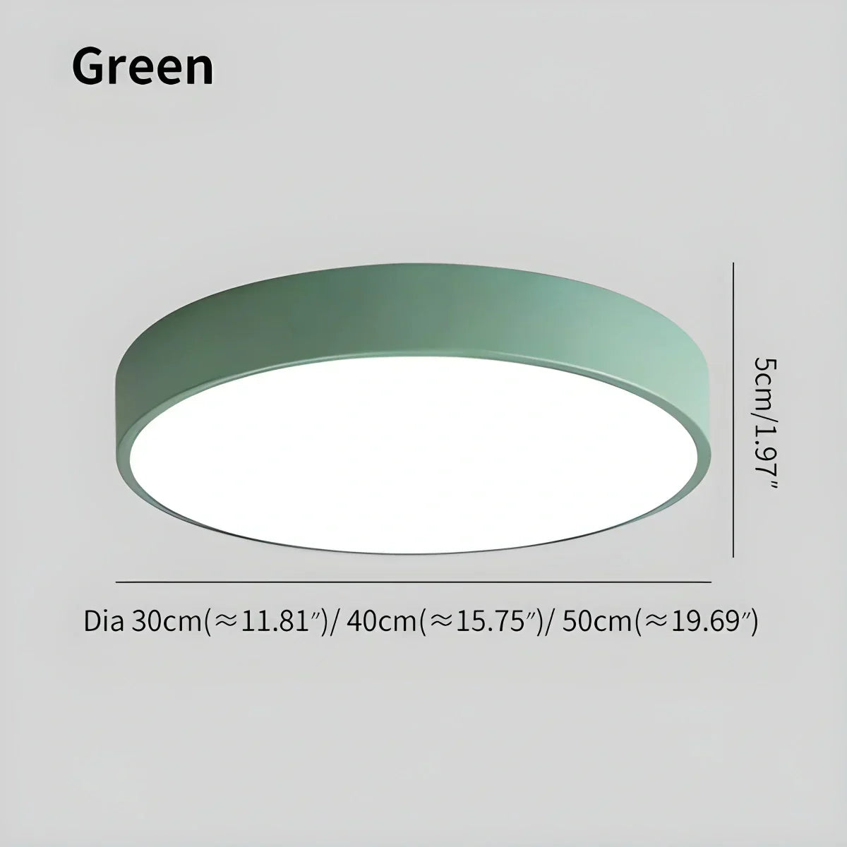 Round LED Ceiling Light Slim Profile Diffused Light