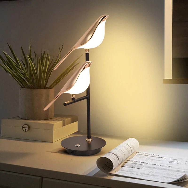 Bird Wall Lamp – Nordic Design – LED – Warm Ambient Lighting