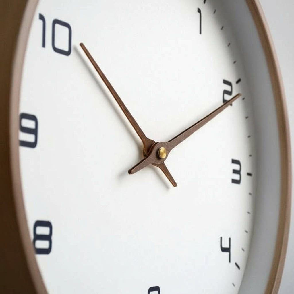 Wooden Wall Clock – Silent Movement – Minimalist Design