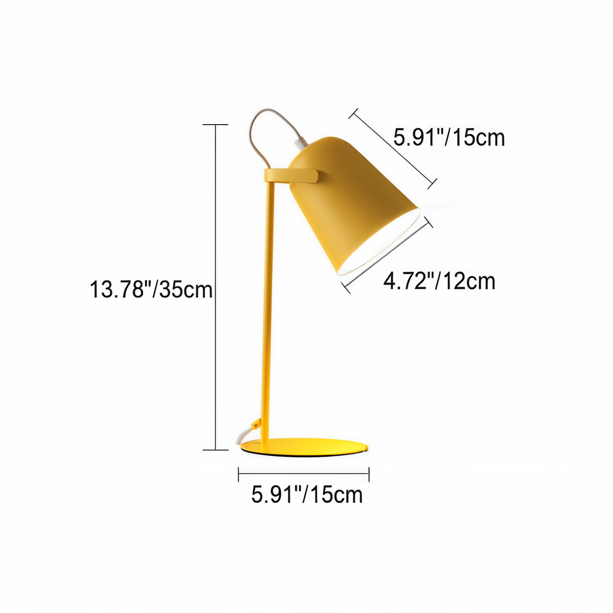 Adjustable Desk Rotating Shade For Workspaces