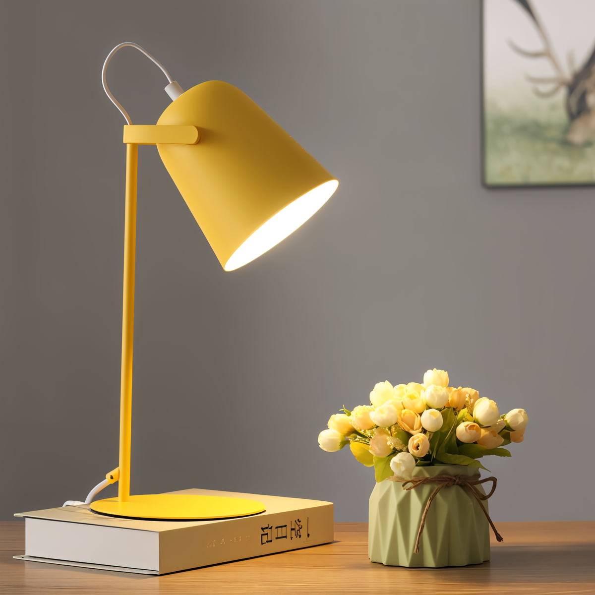 Adjustable Desk Rotating Shade For Workspaces