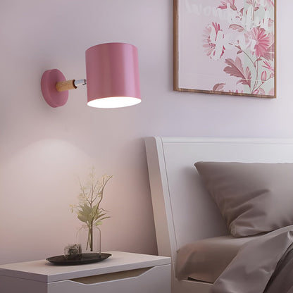 Scandinavian Wall Light Adjustable Shade For Reading