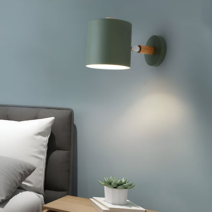 Scandinavian Wall Light Adjustable Shade For Reading