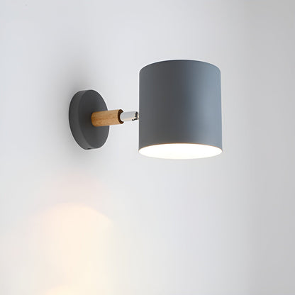 Scandinavian Wall Light Adjustable Shade For Reading