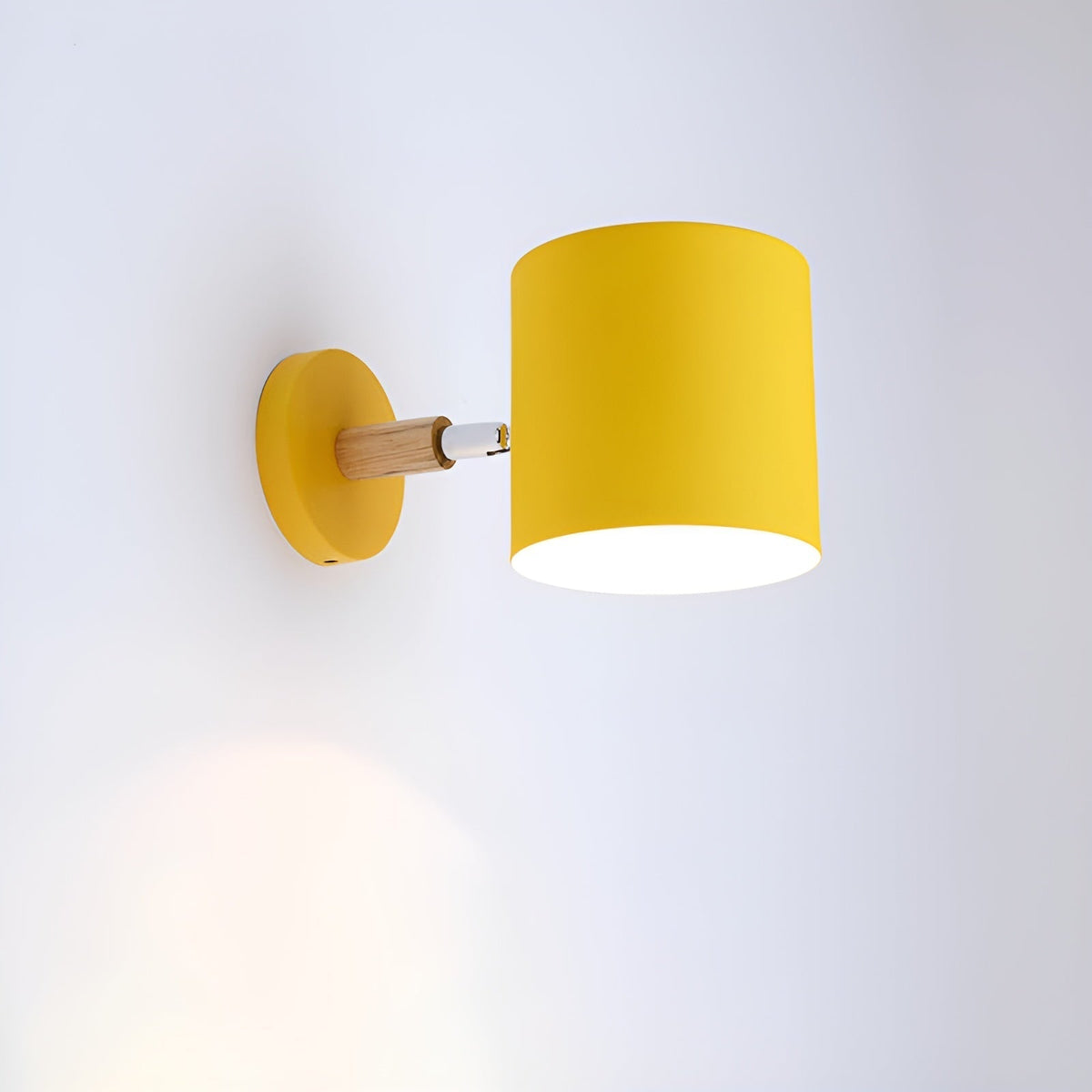 Scandinavian Wall Light Adjustable Shade For Reading
