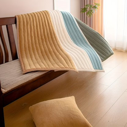 Non-Slip Sofa Cover – Soft Plush Fabric – Washable