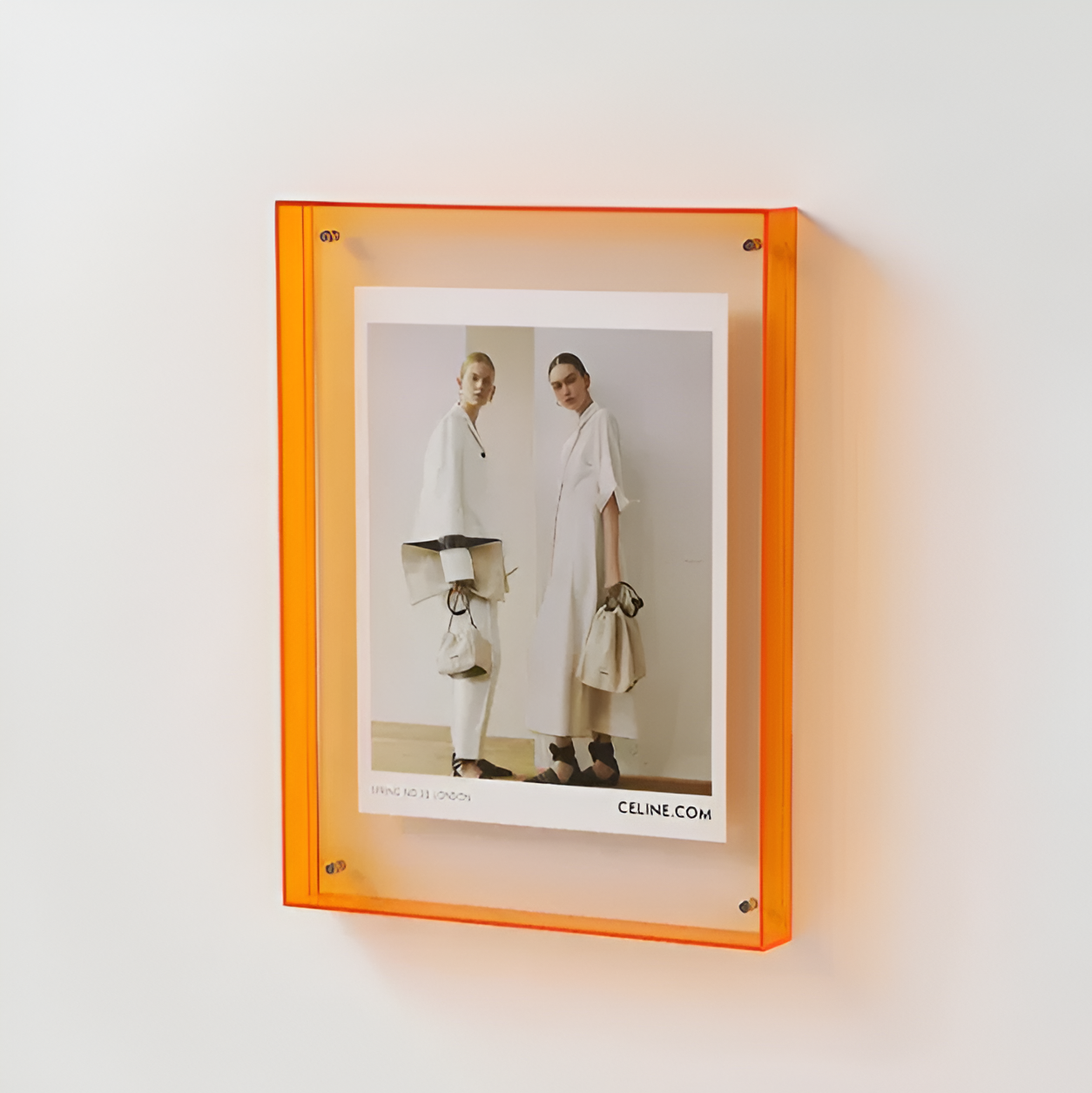 Acrylic Photo Frame – Transparent Design – Freestanding Display