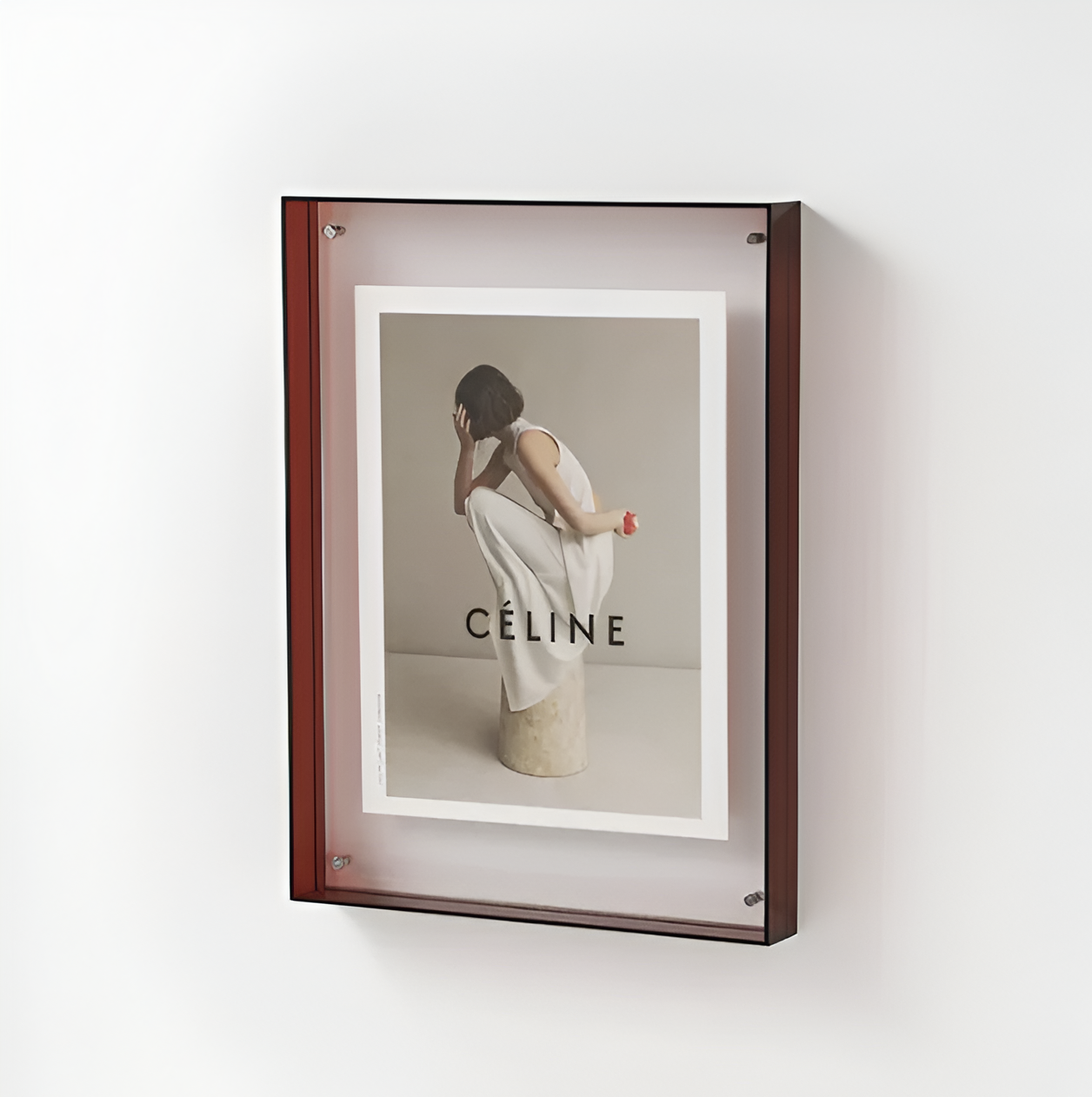 Acrylic Photo Frame – Transparent Design – Freestanding Display