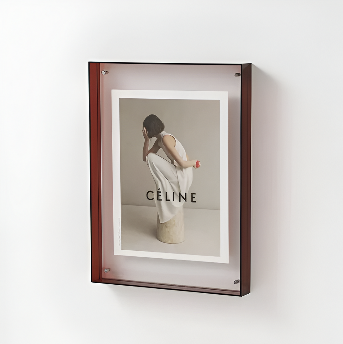 Acrylic Photo Frame – Transparent Design – Freestanding Display – view 17
