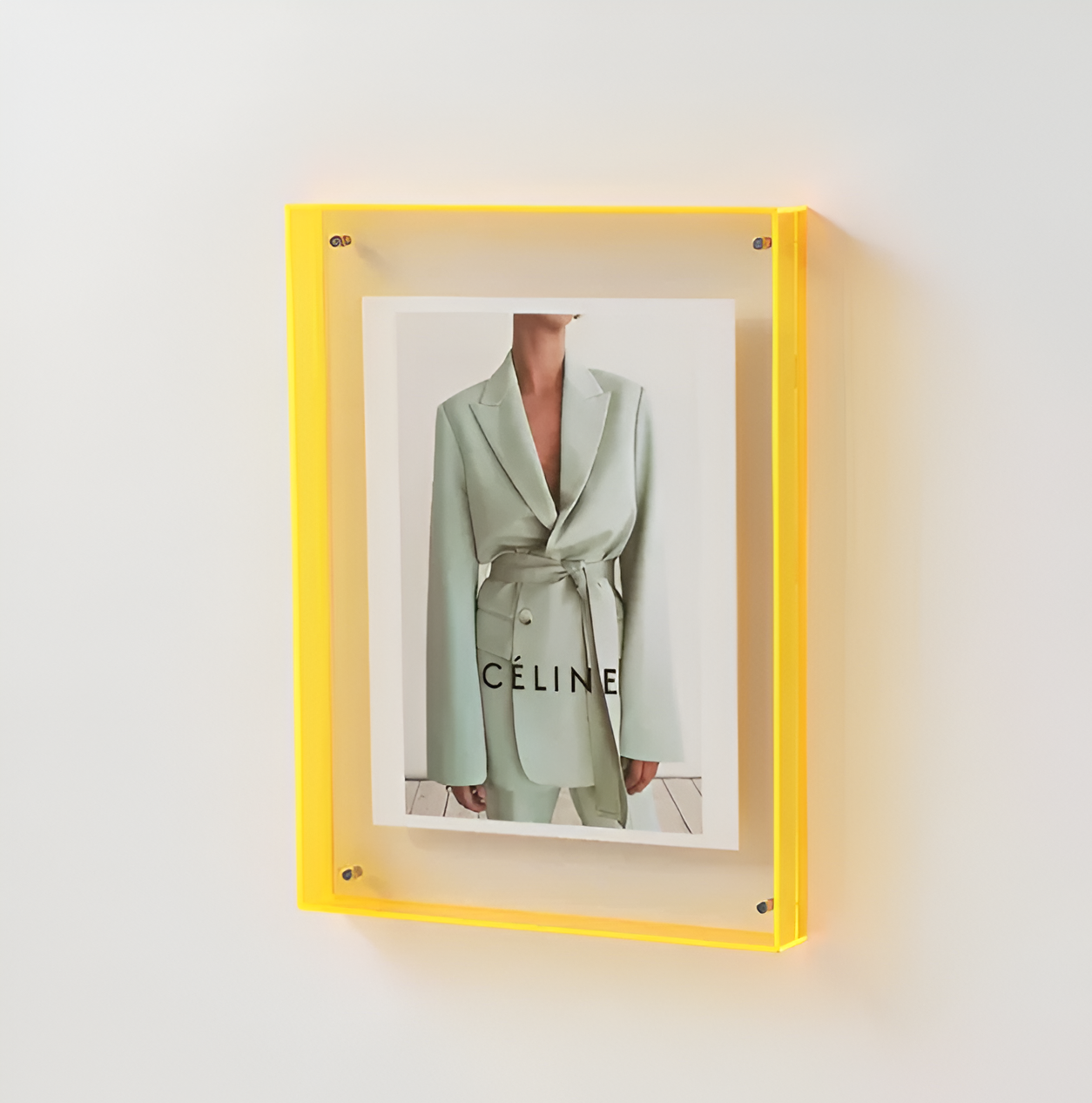 Acrylic Photo Frame – Transparent Design – Freestanding Display