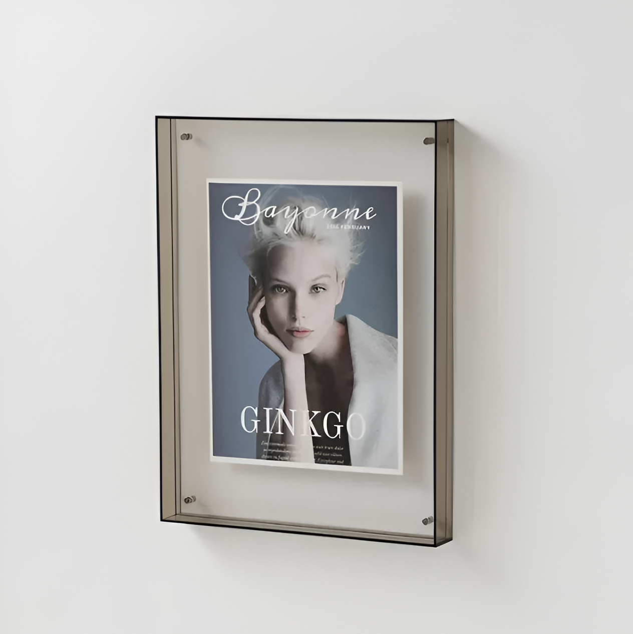 Acrylic Photo Frame – Transparent Design – Freestanding Display