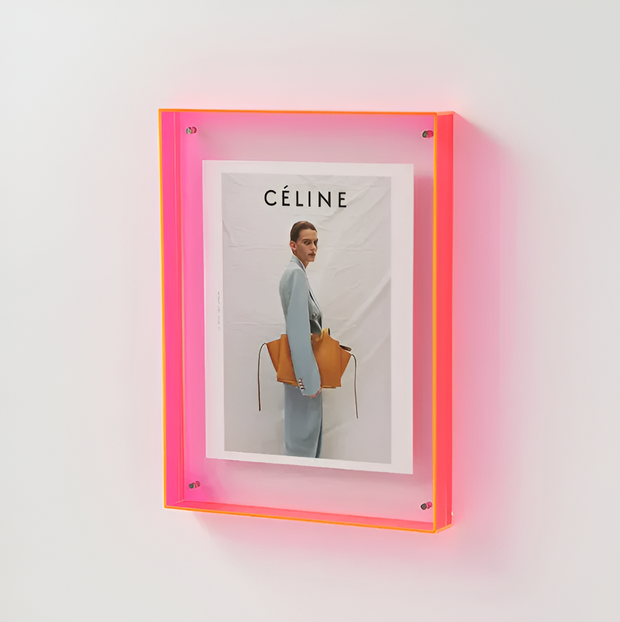 Acrylic Photo Frame – Transparent Design – Freestanding Display