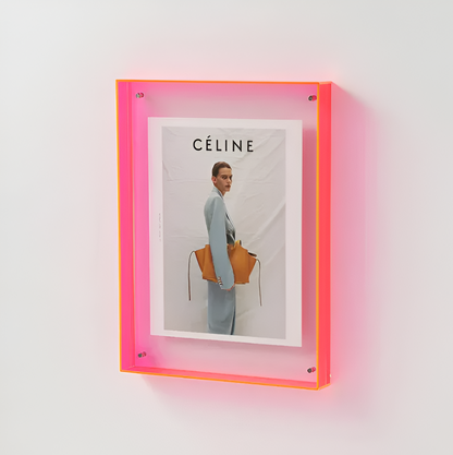 Acrylic Photo Frame – Transparent Design – Freestanding Display