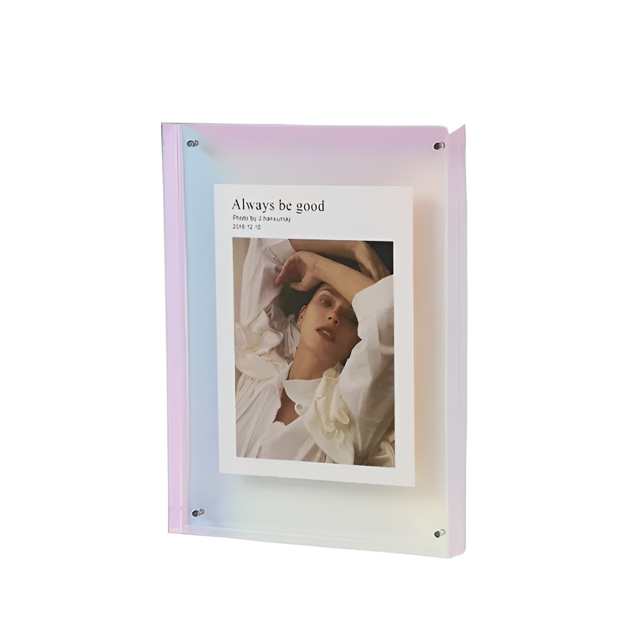 Acrylic Photo Frame – Transparent Design – Freestanding Display