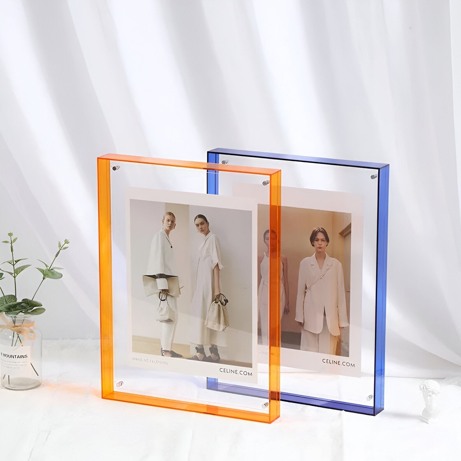 Acrylic Photo Frame – Transparent Design – Freestanding Display