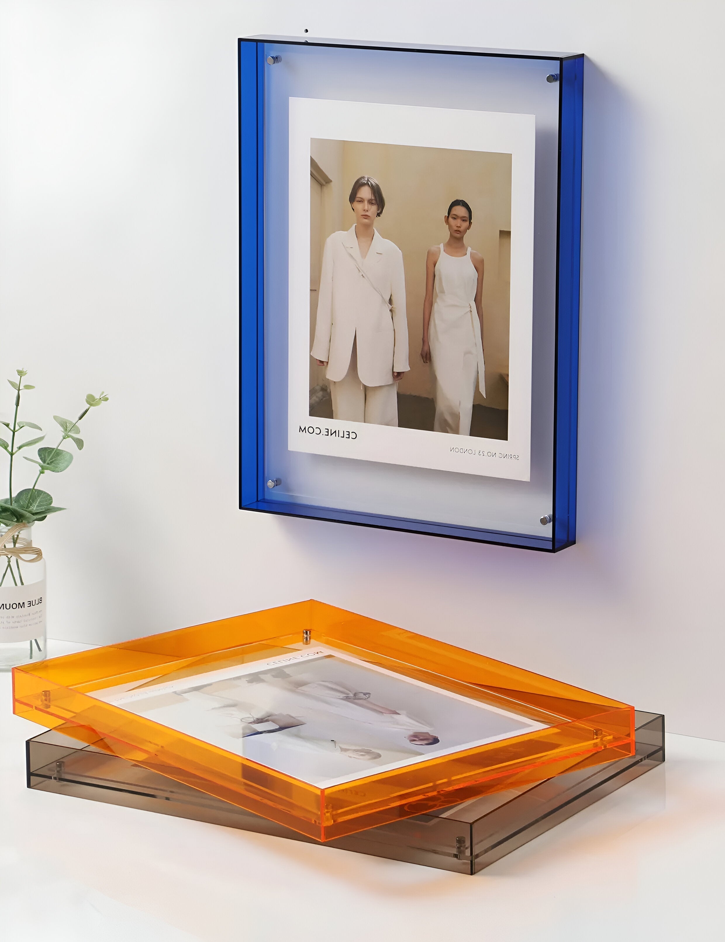 Acrylic Photo Frame – Transparent Design – Freestanding Display