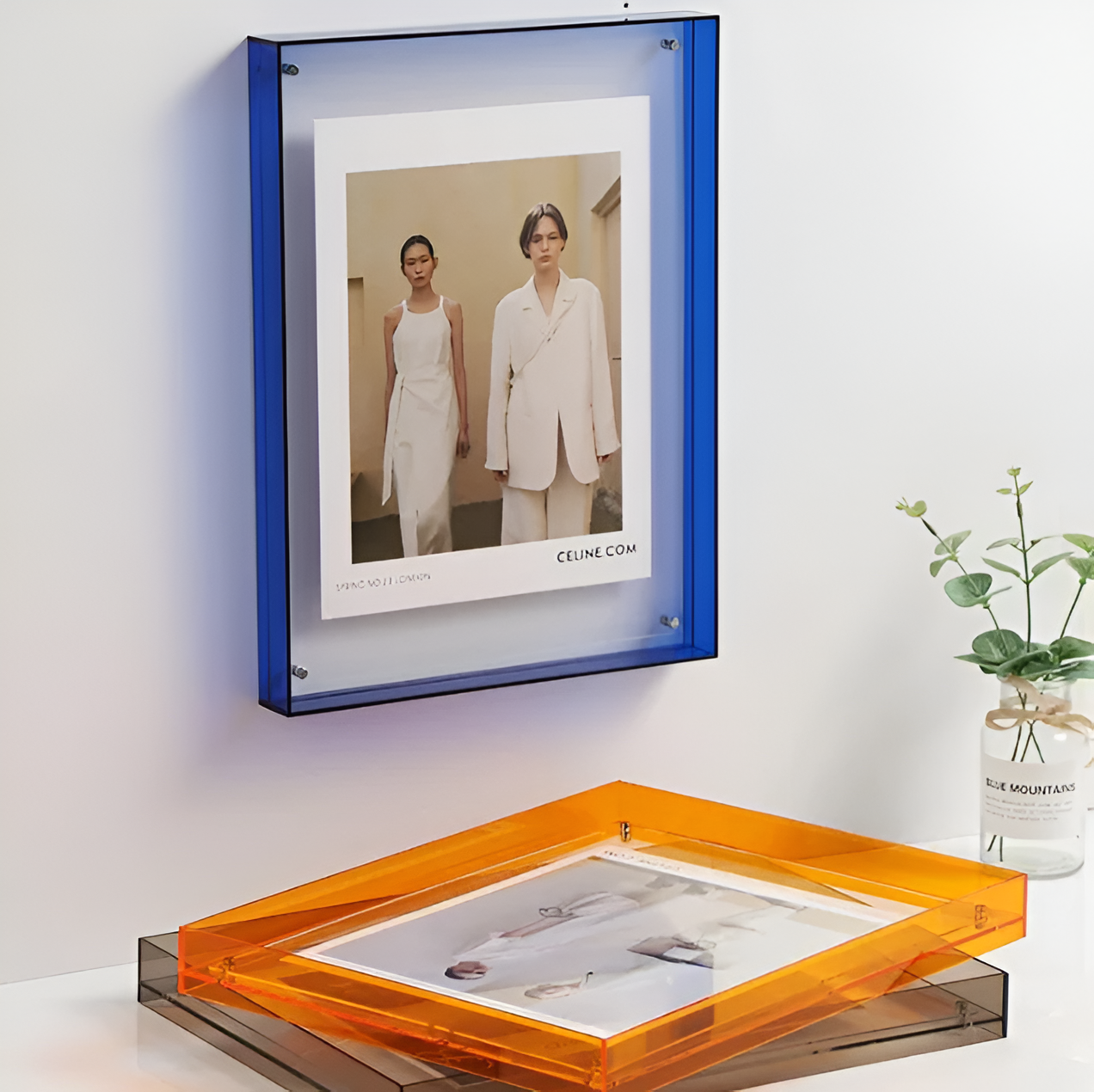 Acrylic Photo Frame – Transparent Design – Freestanding Display
