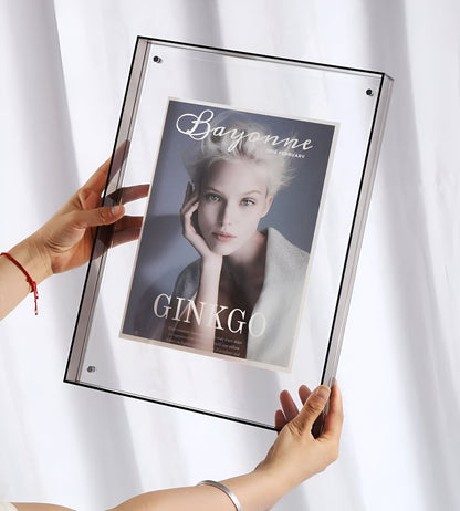 Acrylic Photo Frame – Transparent Design – Freestanding Display