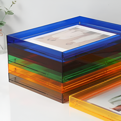 Acrylic Photo Frame – Transparent Design – Freestanding Display