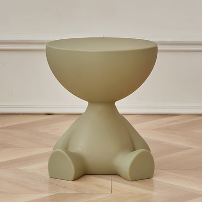 Round Side Table Compact Lightweight For Living Spaces