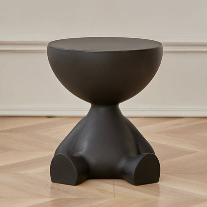 Round Side Table Compact Lightweight For Living Spaces