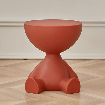 Round Side Table Compact Lightweight For Living Spaces