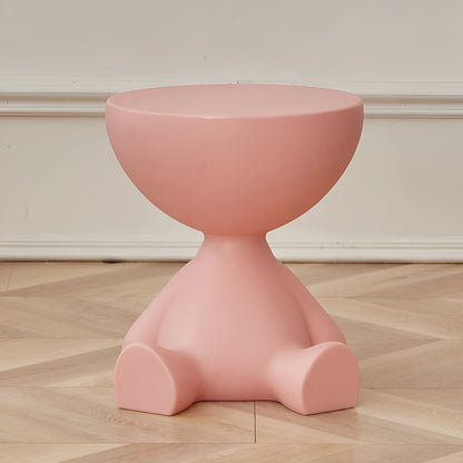 Round Side Table Compact Lightweight For Living Spaces