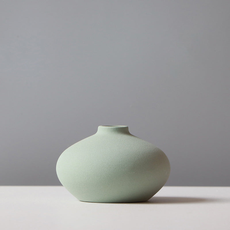 Ceramic Vase Matte Finish Minimalist 