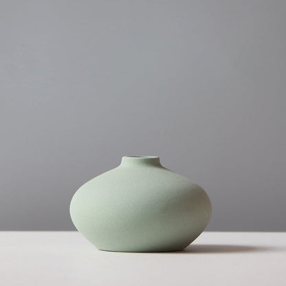 Ceramic Vase Matte Finish Minimalist 