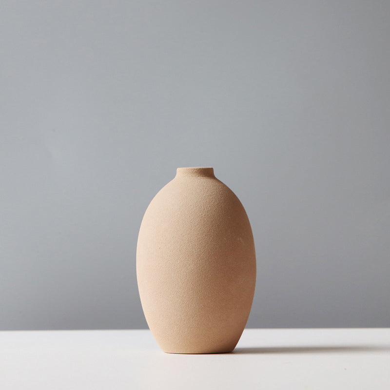 Ceramic Vase Matte Finish Minimalist 