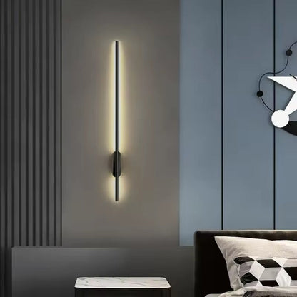 linear warm light LED wall light