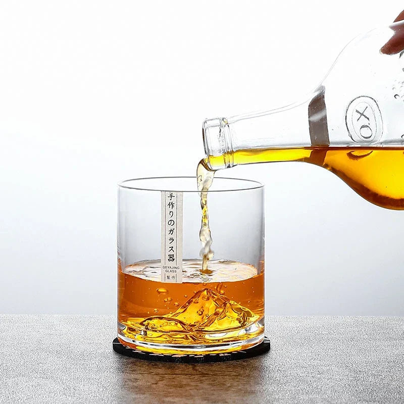 Japanese Whisky Glass Mountain Design Heat 