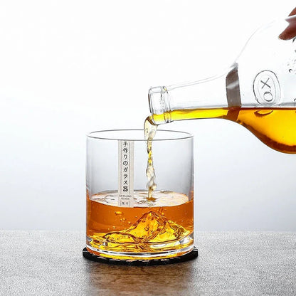 Japanese Whisky Glass Mountain Design Heat 