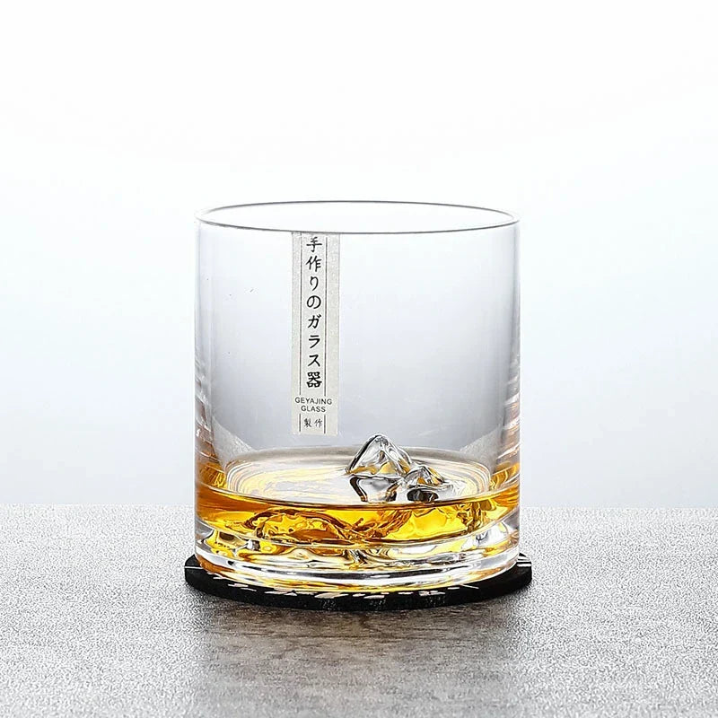 Japanese Whisky Glass Mountain Design Heat 