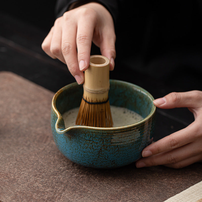Japanese Matcha Set – Handmade Ceramic – 4-Piece Set