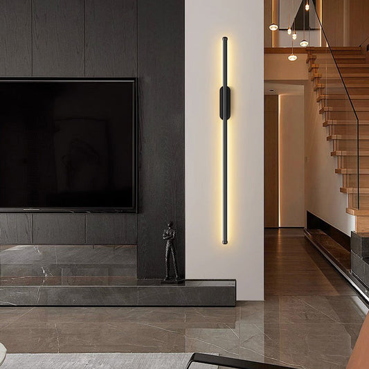 linear warm light LED wall light